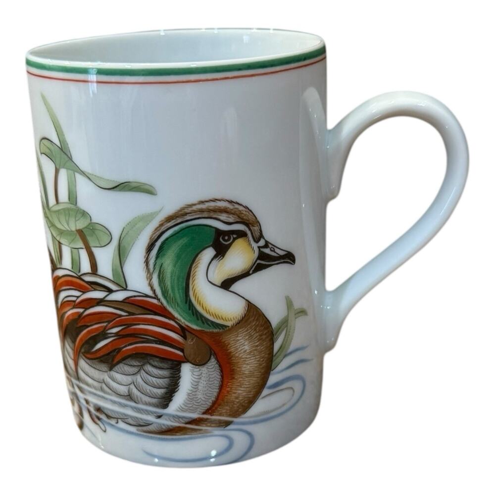 Fitz and‎ Floyd Canard Sauvage Duck  Mallard Coffee Mug Cup Japan Vintage EUC